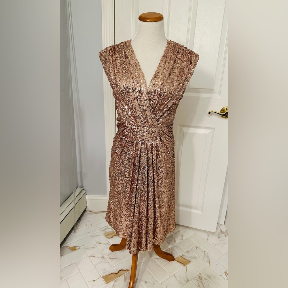 Badgley Mischka Sequin Dress